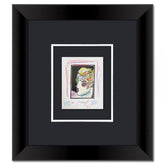 Lady with Profile and Flowers III