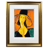 Protrait Of A Woman With Hat