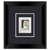 Lady with Profile and Flowers III