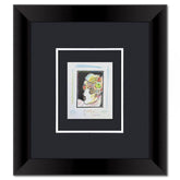 Lady with Profile and Flowers III