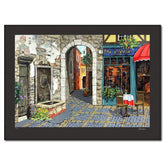 Fresco and Fountain (Black)