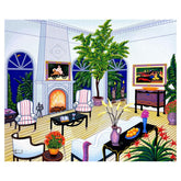 Interior with Monet and Gauguin