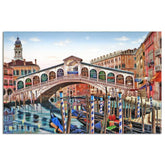 Rialto Bridge at Sunset