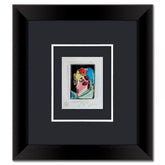 Lady with Profile and Flowers II