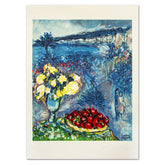 Fruits Et Fleurs Devant La Mer