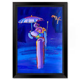 Umbrella Man with Cane