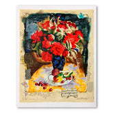 Red Flowers in a Vase