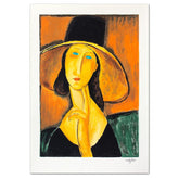 Protrait Of A Woman With Hat