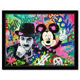 Chaplin & Mickey Mouse