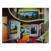 Cornfield with Magritte and Miro