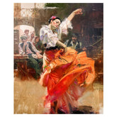 Flamenco in Red