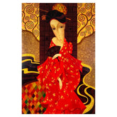 Geisha In Red