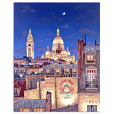 Paris Evening (Rooftops of Paris)