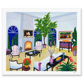 Interior with Monet and Gauguin