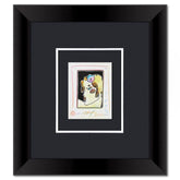 Lady with Profile and Flowers II