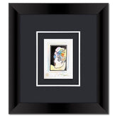 Lady with Profile and Flowers III