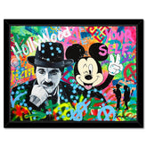Chaplin & Mickey Mouse
