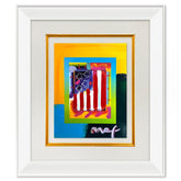 Flag with Heart