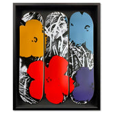 Flowers - Grey/Red
