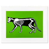 Skeleton Cat (Green)