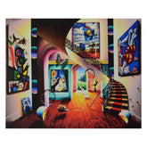 Surreal Room with Masked Dali