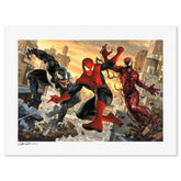 Spider-Man vs Venom and Carnage