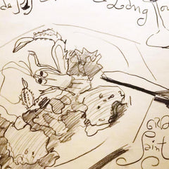 Salade Ris de Veau et Langoustines