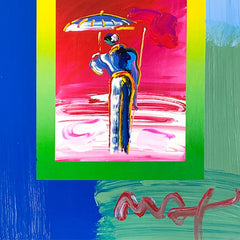 Umbrella Man with Cane