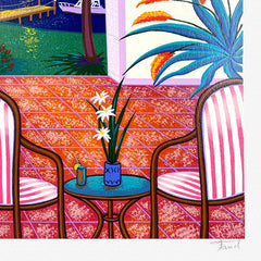 Interior with Salvador Dali