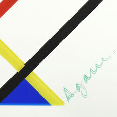 Homage to Mondrian (Green Border)