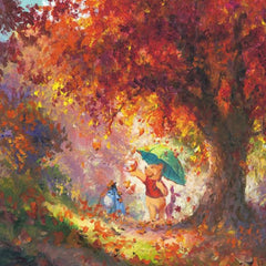 Autumn Leaves Gently Falling