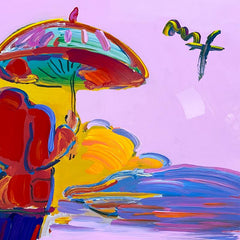 Umbrella Man at Sea