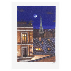 Eiffel Tower at Midnight