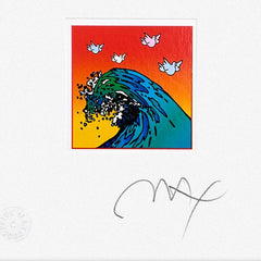Great Wave with Doves