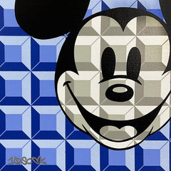 Blue 8-Bit Mickey