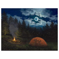 Camping Under the Moon
