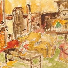 The Library of Chateau Bouscaut