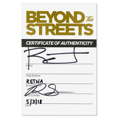RETNA Beyond The Streets Skateboard (Black)