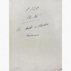 Phi-Phi, les Modeles de Phidias, 14 Aout 1940