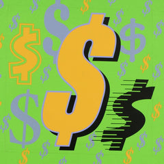 Dollar Signs (Green Italic)
