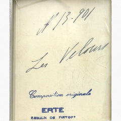 Final, les Velours, 1955 for Narcisse