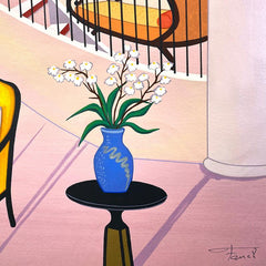 Interior with Klimt