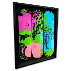 Flowers - Green/Pink