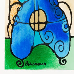 Blue Vase I