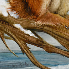 She's Feeding the Squirrel