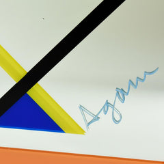 Homage to Mondrian (Orange Border)