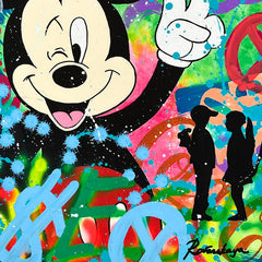 Chaplin & Mickey Mouse