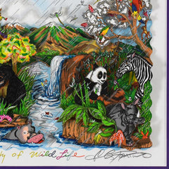 Serenity of the Wildlife (Purple)
