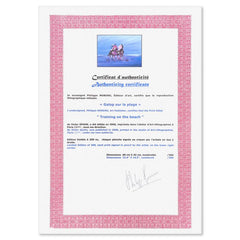 Training on the beach