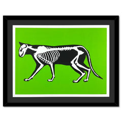 Skeleton Cat (Green)